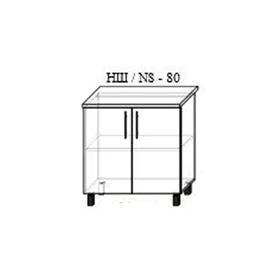 Modul inferior Bafimob НШ-80 MDF (pelicula), Alebastr