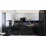 Bucatarie de colț Bafimob Eco 4,1х0,9 m (MDF High Gloss) sertare cu bile si amortizare, Alb/Negru