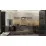 Bucatarie de colț Bafimob Eco 4,1х0,9 m (MDF High Gloss) sertare tandembox cu amortizare, Bej/Negru