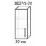 Modul superior Bafimob ВШ-30 MDF (High Gloss), Bej