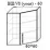 Modul superior Bafimob ВШ(угл.)-60 MDF (High Gloss), Bej