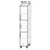 Modul inferior Bafimob ПК-40 MDF (High Gloss), Bej