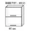 Modul superior Bafimob ВШВ-60(2) MDF (High Gloss), Cappuccino