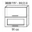 Modul superior Bafimob ВШВ-80(2)b MDF (High Gloss), Maro