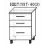 Modul inferior Bafimob НШТ-60(3) Blum (Tandenbox Antaro) MDF (High Gloss), Maro