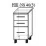 Modul inferior Bafimob НШ-40(3) MDF (High Gloss), Red