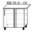 Modul inferior Bafimob НШ(f)-100 MDF (High Gloss), Bordo