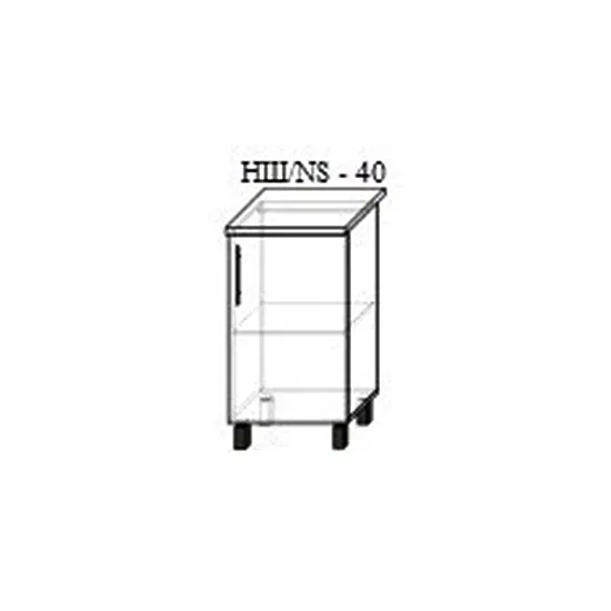 Modul inferior Bafimob НШ-40 MDF (High Gloss), Val de mare