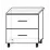 Modul inferior Bafimob НШГа-80(2) Garis MDF (High Gloss), Val de mare