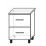 Modul inferior Bafimob НШГа-60(2) Garis MDF (High Gloss), Cappuccino mat