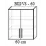 Modul superior Bafimob ВШ-60 MDF (High Gloss), Bej mat