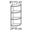 Верхнее угловое окончание Bafimob ВУ-30 МДФ (плёнка), Белый