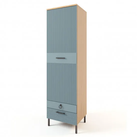 Penal ML-Mobila Velvet № 3 (60 cm), Stejar auriu/ Laguna Soft