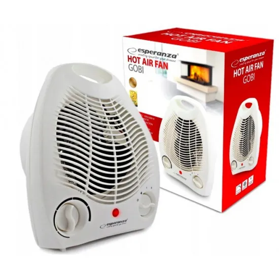 Ã?ncÄ?lzitor cu ventilator Esperanza EHH001 White (2000 W)