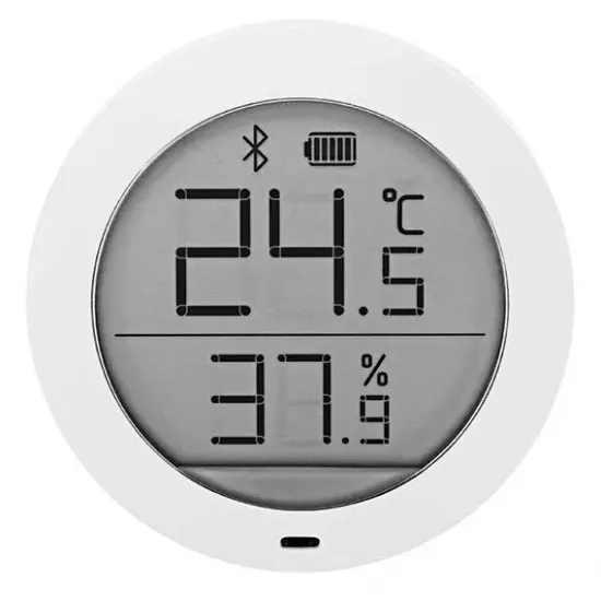 Detector de temperatura si umiditate Xiaomi Mi Temperature and Humidity Monitor, White