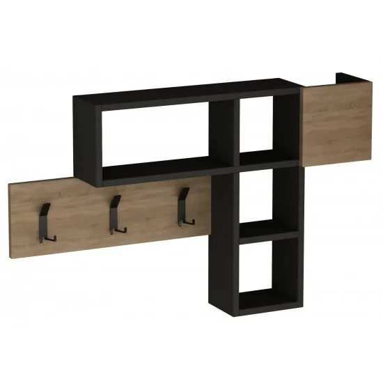 Cuier de perete Showdeko Game Hanger M.DK.A.13168.3 Anthracite/Oak