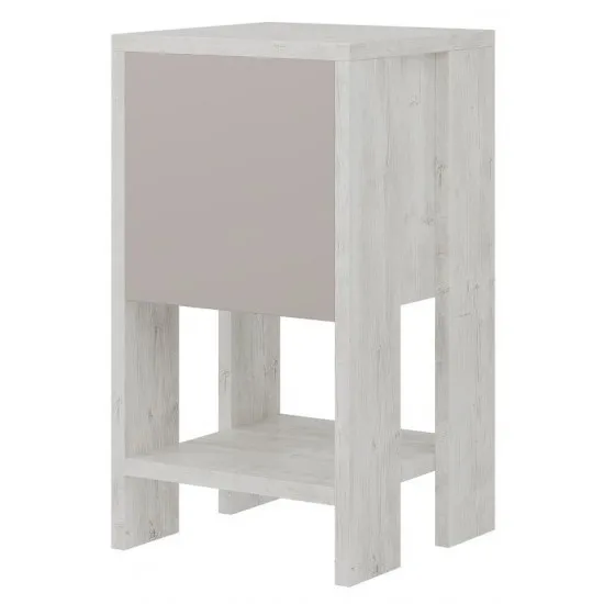 Noptieră Showdeko Ema M.KO.14163.4 (30 cm), Ancient White/Light Mocha