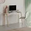 Masa de birou Showdeko Luton, 120x60 cm, White/Retro Gray