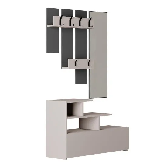 Прихожая Showdeko Vesty M.P.14184.6 (100 см), Light Mocha/Anthracite