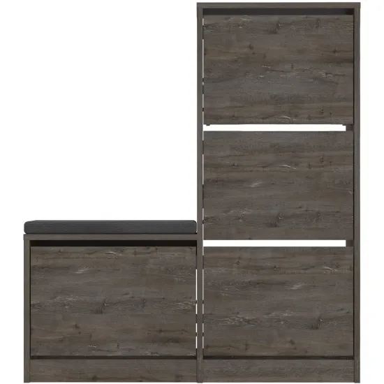 Pantofar Showdeko Dude, 104.8x26x118.5 см, Dark Coffee