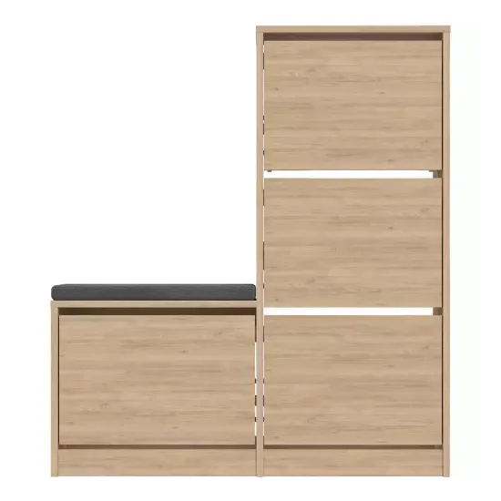 Rafturi pentru pantofi Showdeko Dude M.AK.23973.3, Oak