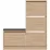 Rafturi pentru pantofi Showdeko Dude M.AK.23973.3, Oak