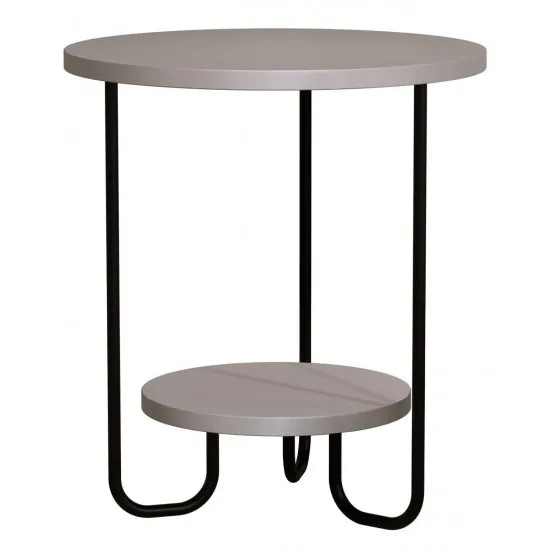 Măsuţă cafea Showdeko Corro, Ø40 cm, Light Mocha