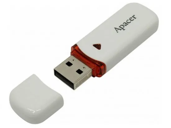 Флешка Apacer AH333 AP32GAH333W-1 White (32 ГБ)