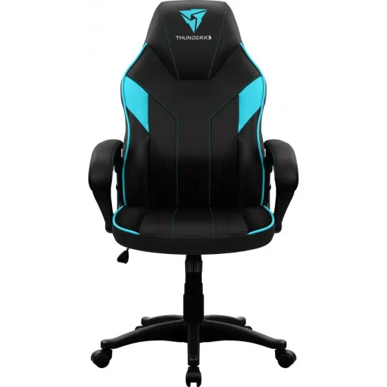 Кресло геймерское ThunderX3 EC1, Black/Cyan