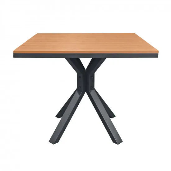 Masă de grădină DP TER-F20, Grey/Wood