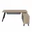 Masa de birou Decoprim Fusion+Box, 200x80/155x40 cm dreapta