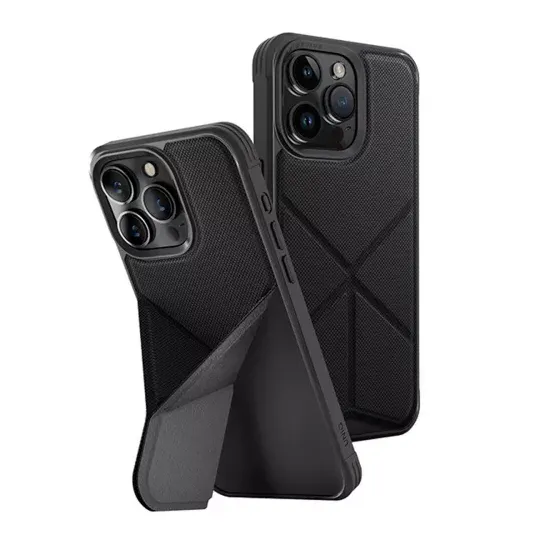 Husă Uniq Hybrid Magclick Charging Transforma pentru iPhone 15 Pro Max, Black