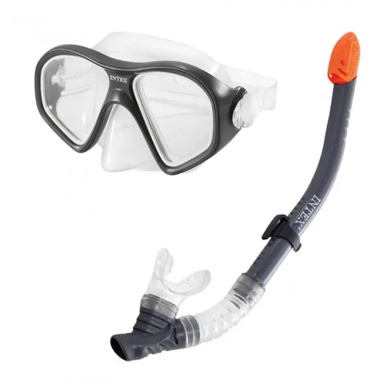 Mască cu tub Intex 55648 Black