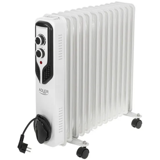 Обогреватель масляный Adler AD7818 White (2500 Вт)