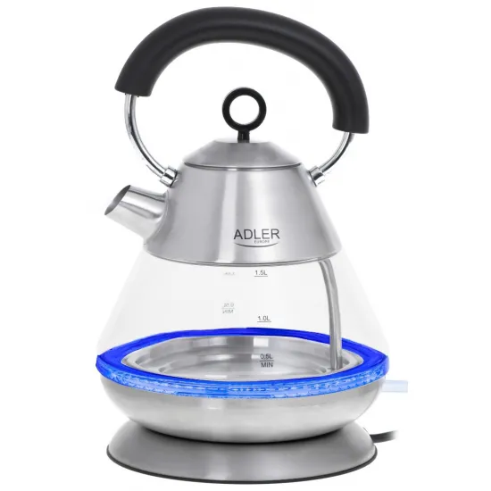 Fierbător electric Adler AD1282 Inox (1,5 l/2200 W)