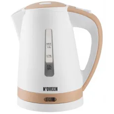 Fierbător electric Noveen EK1202 White/Brown (1 l/2200 W) Fierbător electric Noveen EK1202 White/Brown (1 l/2200 W)