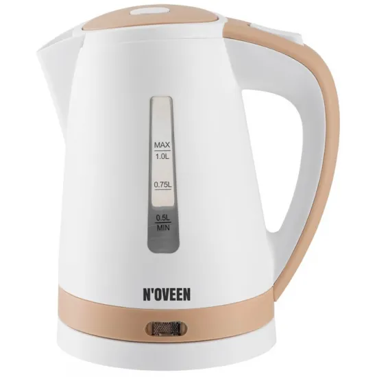 Fierbător electric Noveen EK1202 White/Brown (1 l/2200 W)
