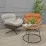 Fotoliu DP Euforia, Brown/White