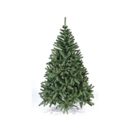 Brad artificial cu conuri (210 cm)