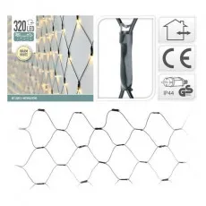 Luminite de Craciun Plasa 27409, 320LED, alb-cald, 3x1.5 m