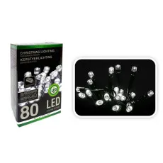 Luminite de Craciun Fir 27415, 80LED, alb-rece, 8 m