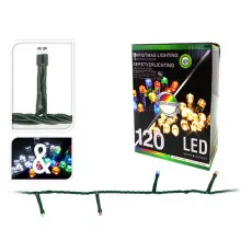 Гирлянда световая Нить 33040, 120LED, разноцветный, 9 м Гирлянда световая Нить 33040, 120LED, разноцветный, 9 м