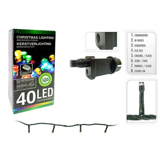 Ð?иÑ?лÑнда ÑвеÑ?Ð¾Ð²Ð°Ñ ÐиÑ?Ñ? 34349, 40LED, Ñ?азноÑ?веÑ?нÑ?й, 4 м