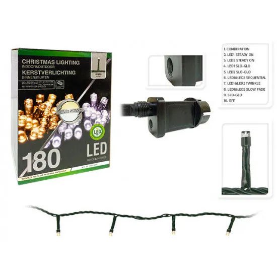 Luminite de Craciun Fir 34365, 180LED, multicolor, 13,5 m