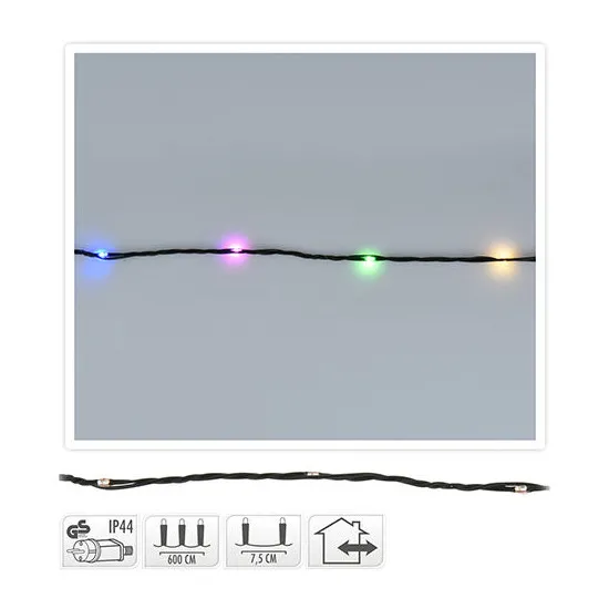 Luminite de Craciun Fir 45880, 80LED multicolor, 6 m