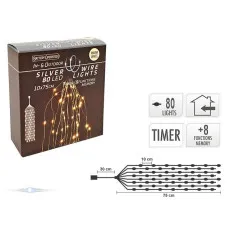 Luminite de Craciun Cascad 45912, 80LED alb-cald, 8 m