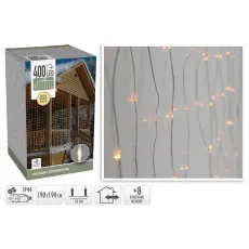 Огни новогодние "Водопад" 400LED э.т-бел, 20струй, 1.9X1.9m Огни новогодние "Водопад" 400LED э.т-бел, 20струй, 1.9X1.9m