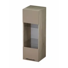 Навесной шкафчик ML-Mobila Йорк N2, 40x40x120 cm, Дуб санома/Капучино Навесной шкафчик ML-Mobila Йорк N2, 40x40x120 cm, Дуб санома/Капучино