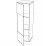 Corp suspendat ML-Mobila Йорк N2, 40x40x120 cm, Sonoma/Cappuccino