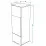 Corp suspendat ML-Mobila Йорк N2, 40x40x120 cm, Sonoma/Cappuccino